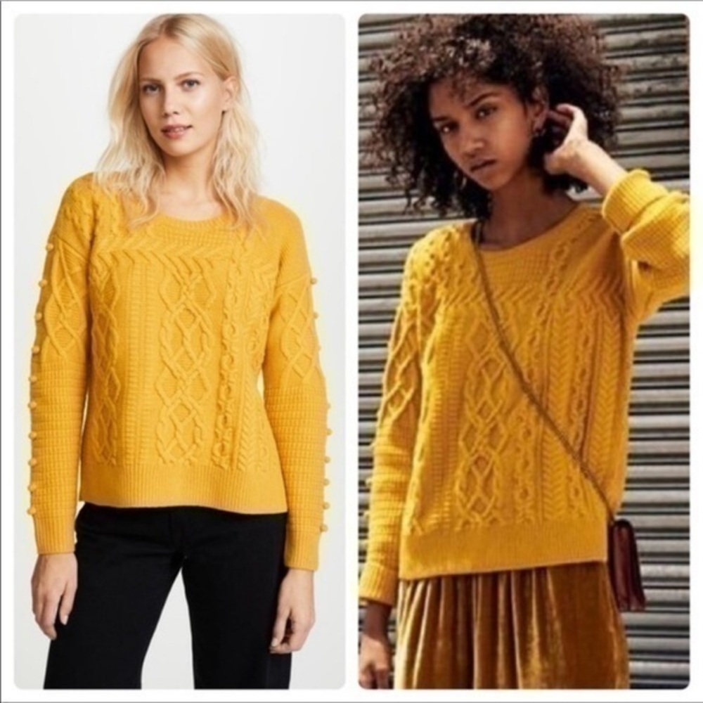 Madewell Wool Bobble Sweater - Picture 1 of 9